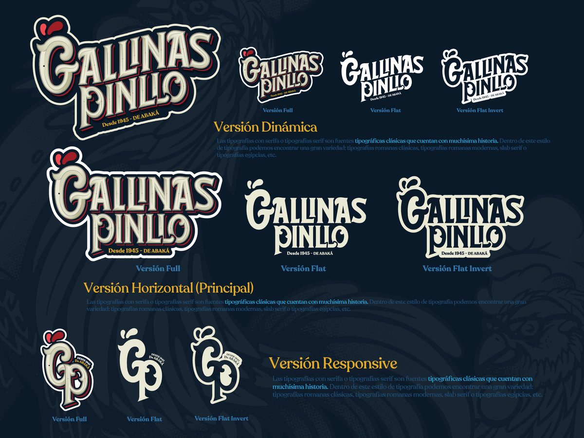 Gallinas de Pinllo identidad visual