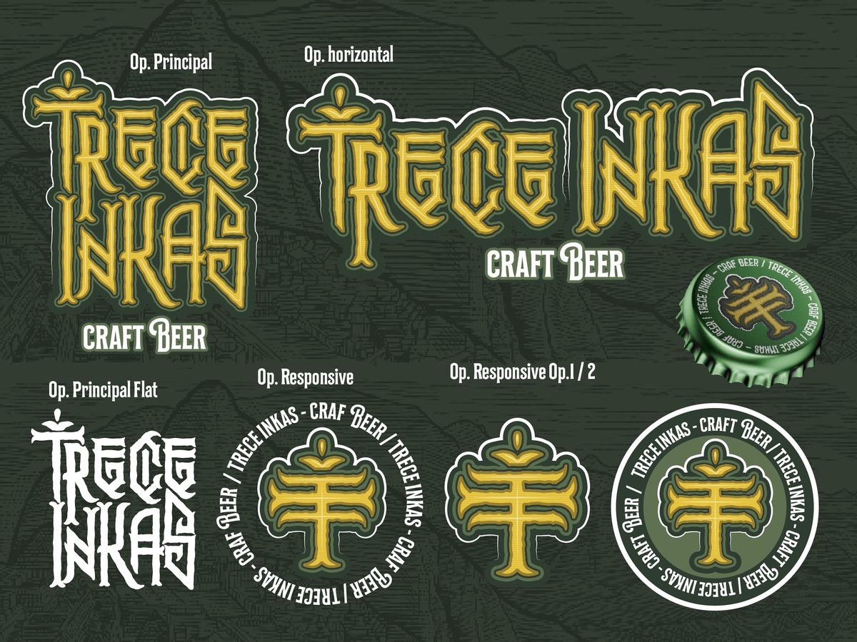 Trece Inkas branding andino